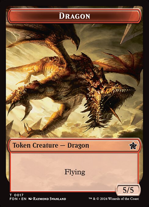 Foundations Tokens - 17 - Dragon - Common