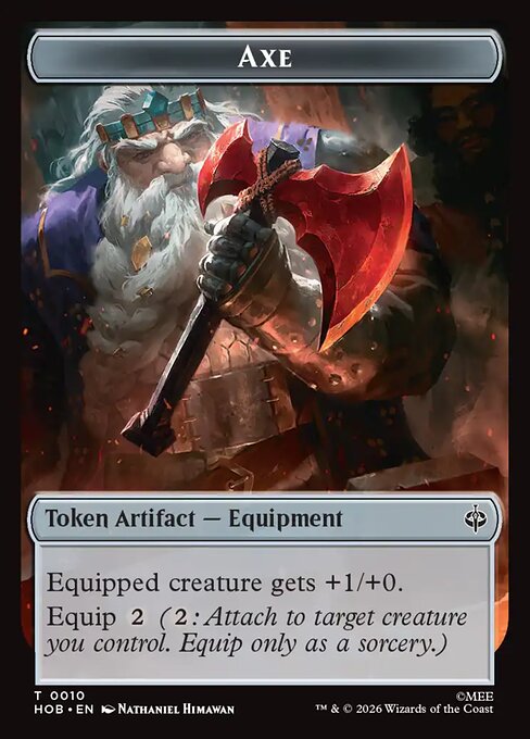 The Hobbit Tokens - 10 - Axe - Common