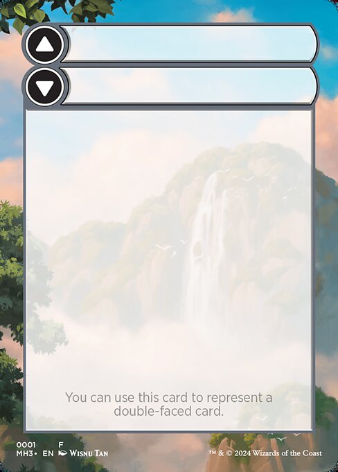 Modern Horizons 3 Substitute Cards - 1 - Double-Faced Substitute Card - Common