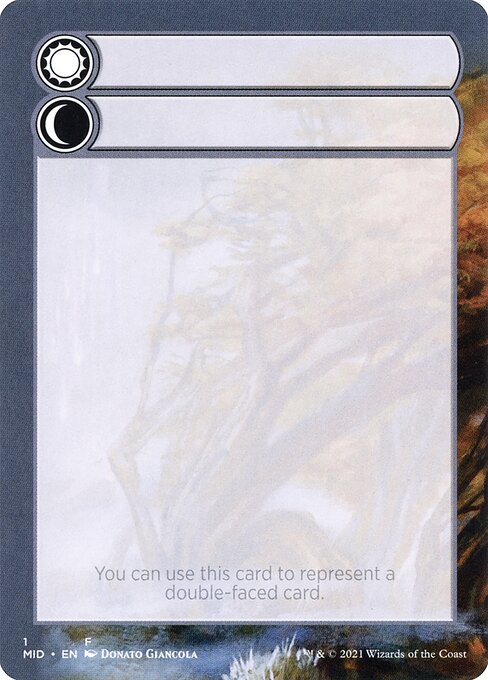 Innistrad: Midnight Hunt Substitute Cards - 1 - Double-Faced Substitute Card - Common