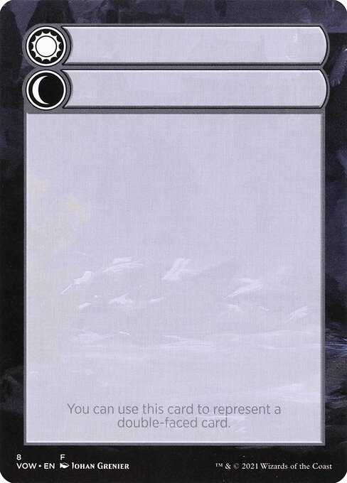 Innistrad: Crimson Vow Substitute Cards - 8 - Double-Faced Substitute Card - Common