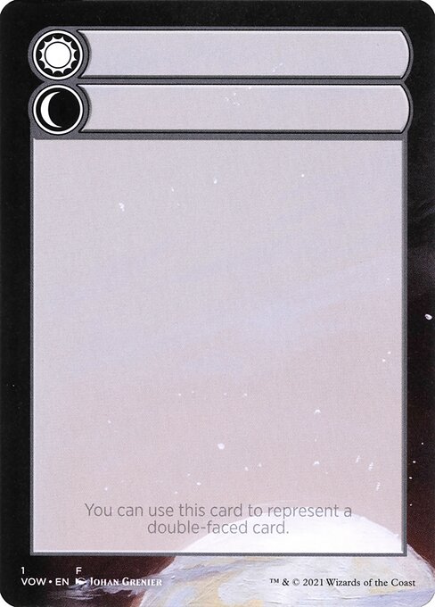 Innistrad: Crimson Vow Substitute Cards - 1 - Double-Faced Substitute Card - Common
