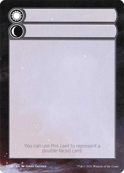 Innistrad: Crimson Vow Substitute Cards - 2 - Double-Faced Substitute Card - Common
