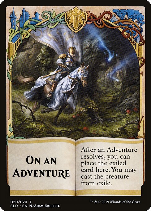 Throne of Eldraine Tokens - 20 - On an Adventure - Common