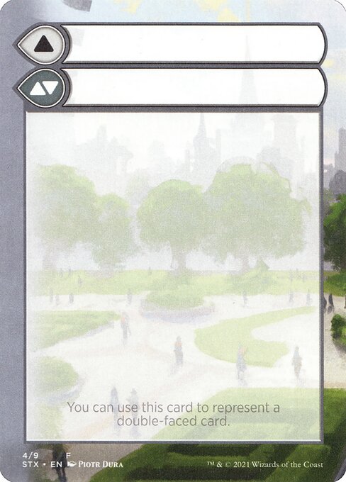 Strixhaven: School of Mages Substitute Cards - 4 - Double-Faced Substitute Card - Common