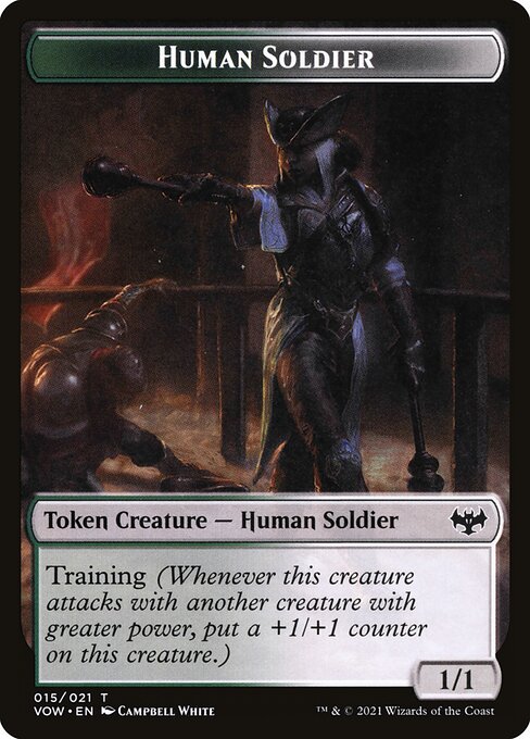 Innistrad: Crimson Vow Tokens - 15 - Human Soldier - Common