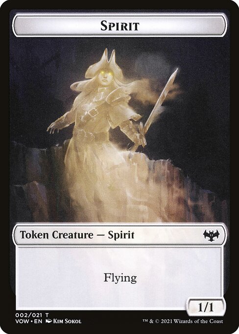 Innistrad: Crimson Vow Tokens - 2 - Spirit - Common