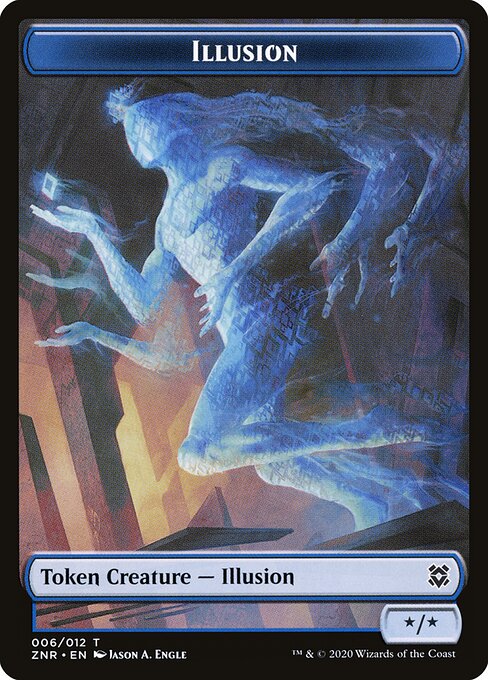Zendikar Rising Tokens - 6 - Illusion - Common