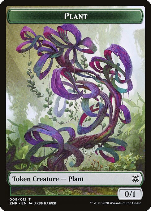 Zendikar Rising Tokens - 8 - Plant - Common