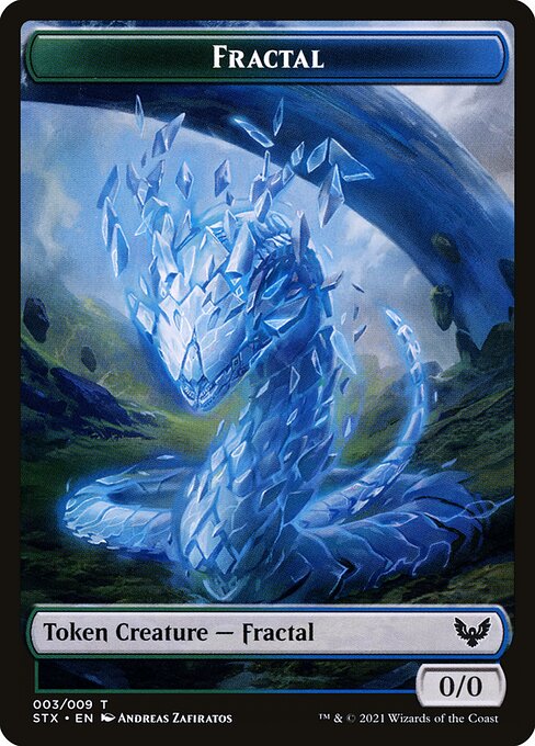 Strixhaven: School of Mages Tokens - 3 - Fractal - Common