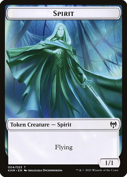 Kaldheim Tokens - 4 - Spirit - Common