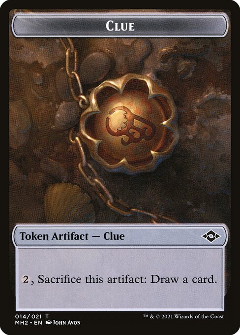 Modern Horizons 2 Tokens - 14 - Clue - Common
