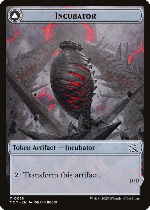 March of the Machine Tokens - 16 - Incubator // Phyrexian - Common