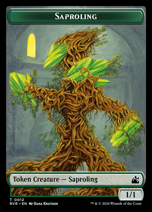 Ravnica Remastered Tokens - 12 - Saproling - Common