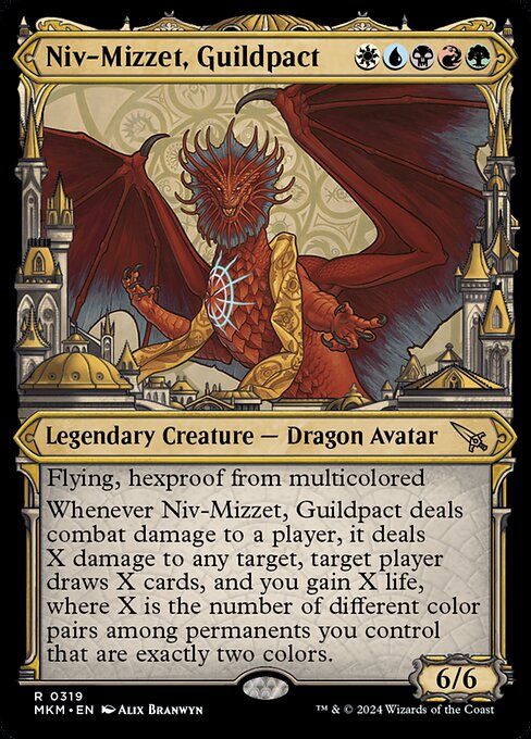Murders at Karlov Manor - 319 - Niv-Mizzet, Guildpact - Rare