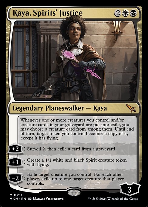 Murders at Karlov Manor - 211 - Kaya, Spirits' Justice - Mythic