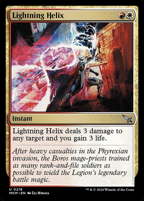 Murders at Karlov Manor - 218 - Lightning Helix - Uncommon