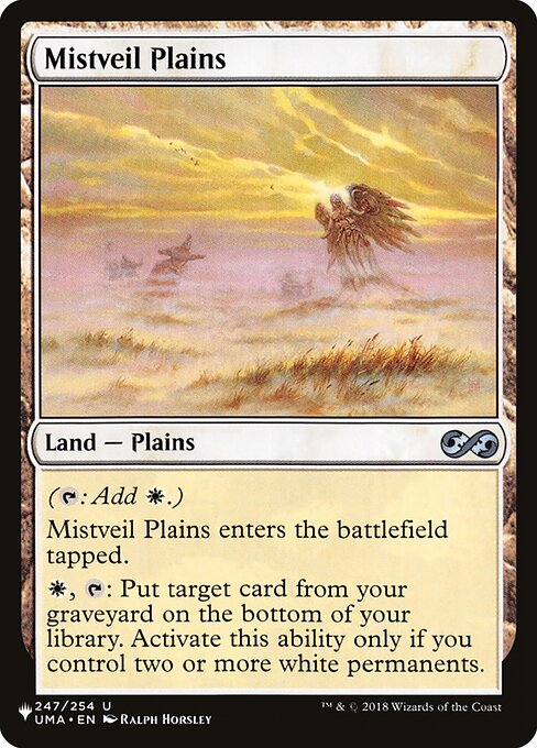 The List - UMA-247 - Mistveil Plains - Uncommon
