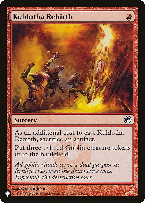 The List - SOM-96 - Kuldotha Rebirth - Common