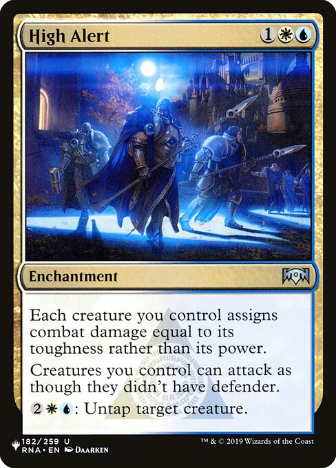 The List - RNA-182 - High Alert - Uncommon