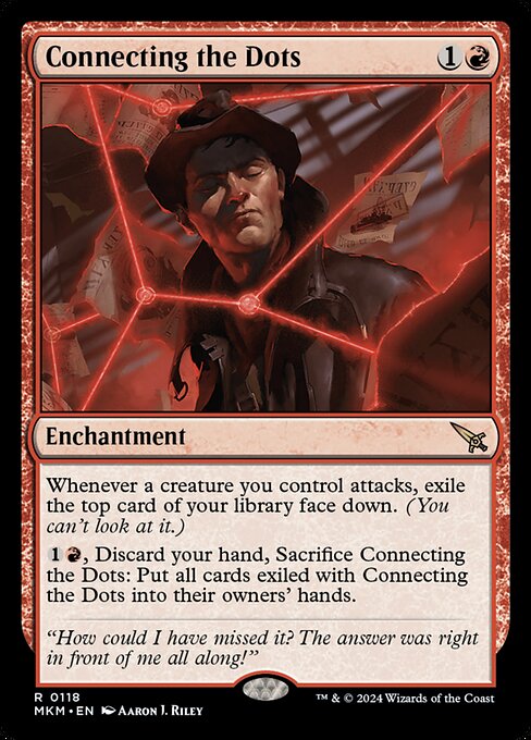 Murders at Karlov Manor - 118 - Connecting the Dots - Rare - Foil