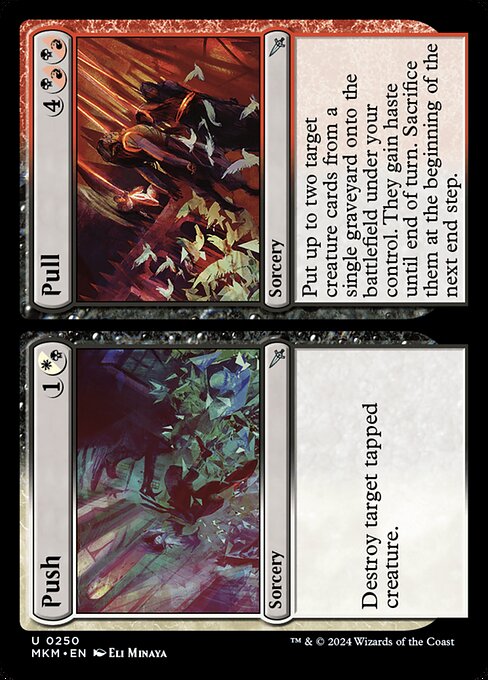 Murders at Karlov Manor - 250 - Push // Pull - Uncommon - Foil
