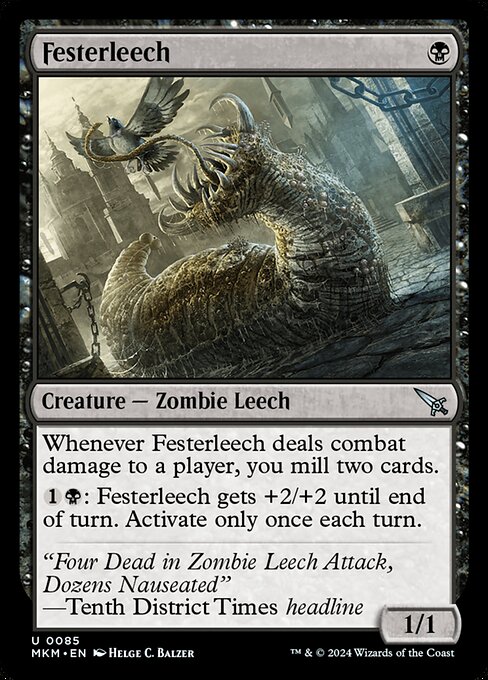 Murders at Karlov Manor - 85 - Festerleech - Uncommon - Foil