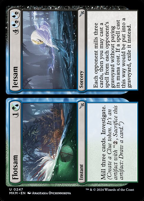 Murders at Karlov Manor - 247 - Flotsam // Jetsam - Uncommon - Foil