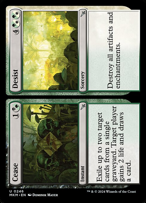Murders at Karlov Manor - 246 - Cease // Desist - Uncommon - Foil