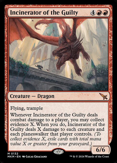 Murders at Karlov Manor - 132 - Incinerator of the Guilty - Mythic - Foil