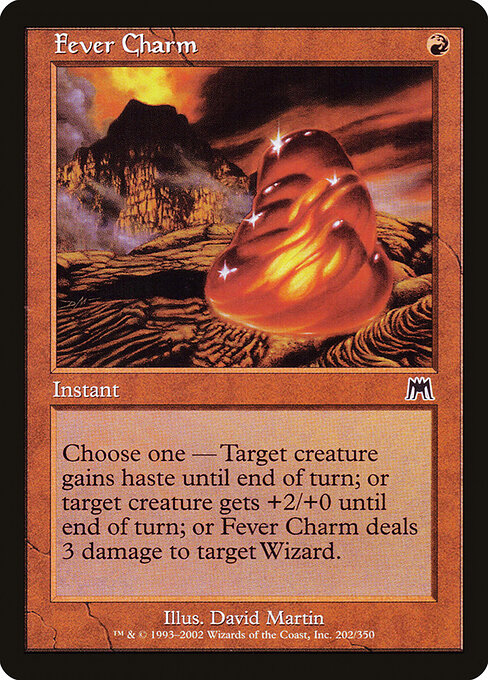 Onslaught - 202 - Fever Charm - Common - Foil