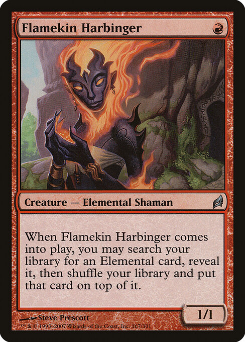 Lorwyn - 167 - Flamekin Harbinger - Uncommon - Foil