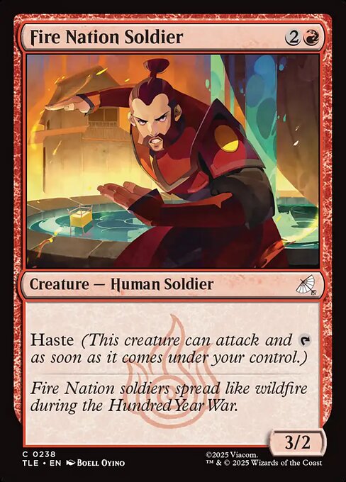 Avatar: The Last Airbender Eternal - 238 - Fire Nation Soldier - Common - Foil