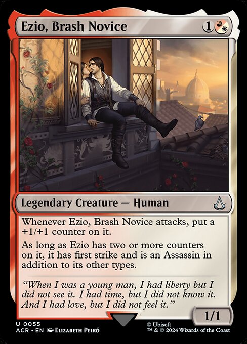 Assassin's Creed - 55 - Ezio, Brash Novice - Uncommon - Foil