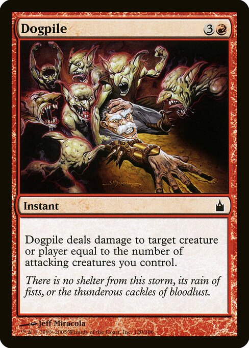 Ravnica: City of Guilds - 120 - Dogpile - Common - Foil