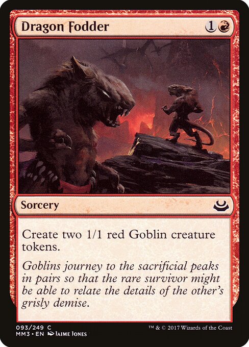 Modern Masters 2017 - 93 - Dragon Fodder - Common - Foil