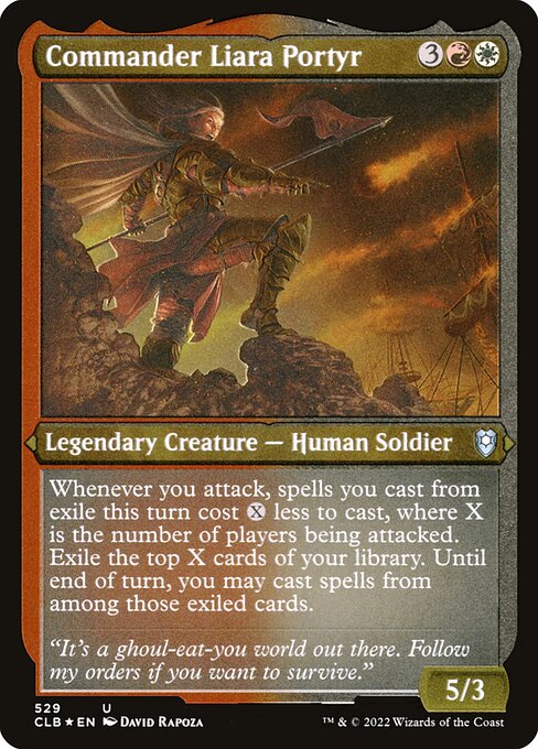 Commander Legends: Battle for Baldur's Gate - 529 - Commander Liara Portyr - Uncommon - Etched Foil