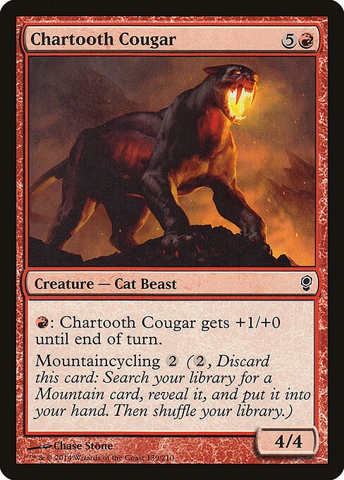 Conspiracy - 139 - Chartooth Cougar - Common - Foil