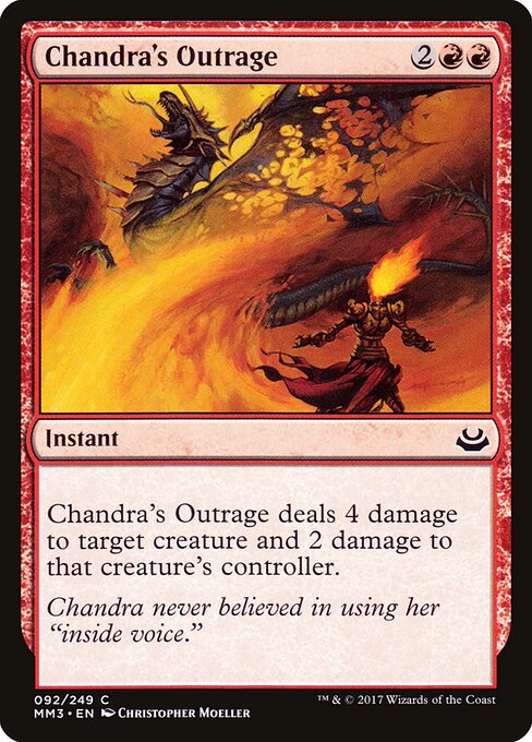 Modern Masters 2017 - 92 - Chandra's Outrage - Common - Foil