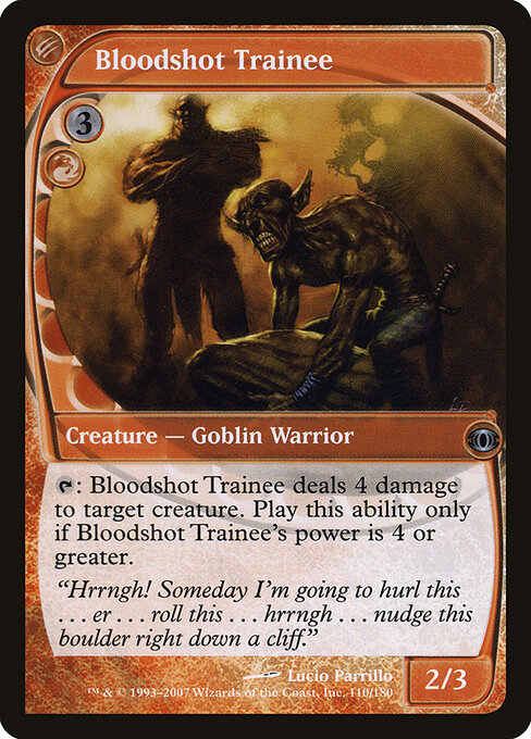 Future Sight - 110 - Bloodshot Trainee - Uncommon - Foil