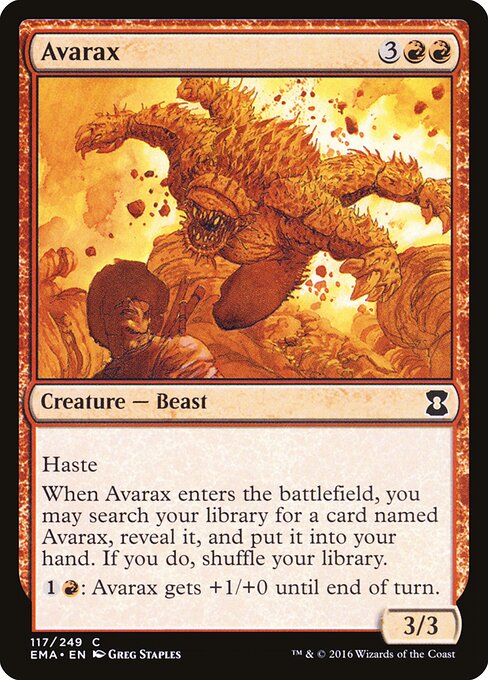 Eternal Masters - 117 - Avarax - Common - Foil