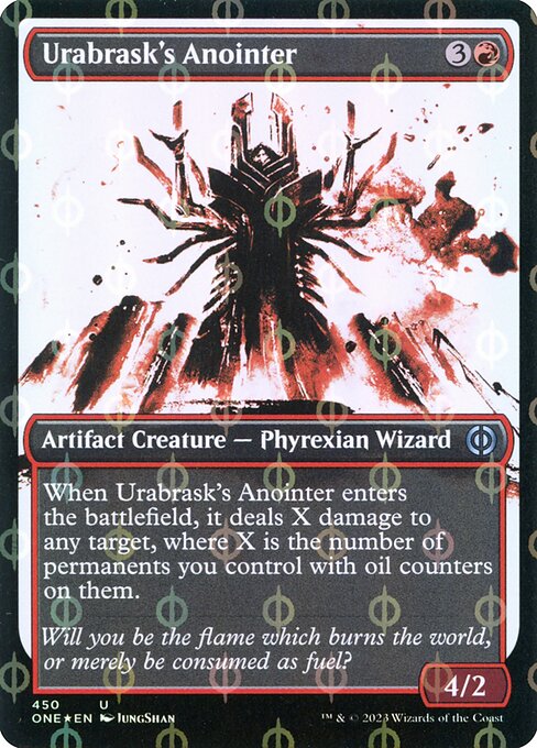 Phyrexia: All Will Be One - 450 - Urabrask's Anointer - Uncommon - Step-and-Compleat