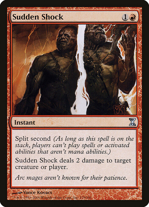 Time Spiral - 179 - Sudden Shock - Uncommon - Foil