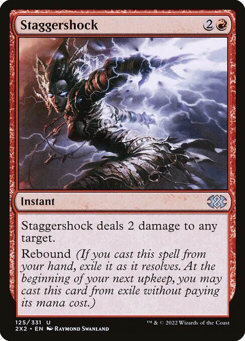 Double Masters 2022 - 125 - Staggershock - Uncommon - Foil