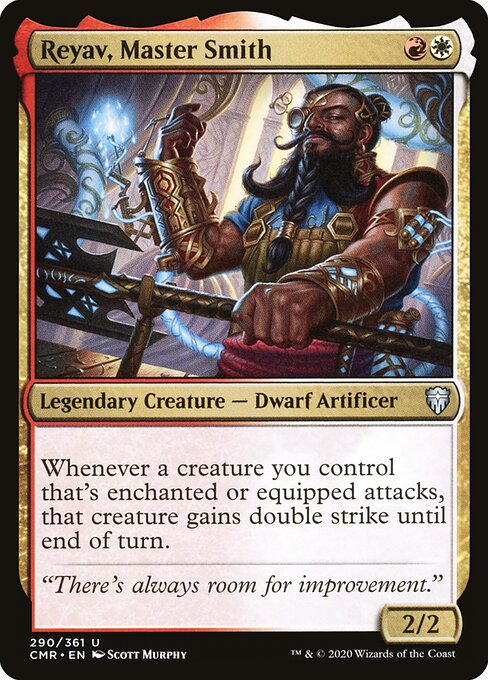 Commander Legends - 290 - Reyav, Master Smith - Uncommon - Foil