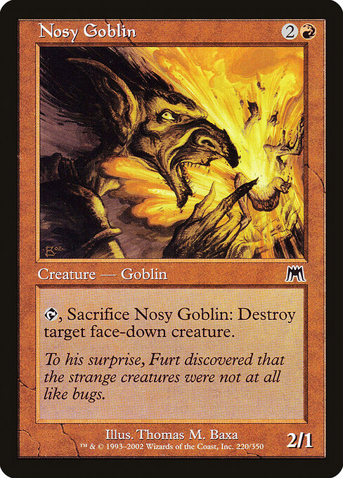 Onslaught - 220 - Nosy Goblin - Common - Foil