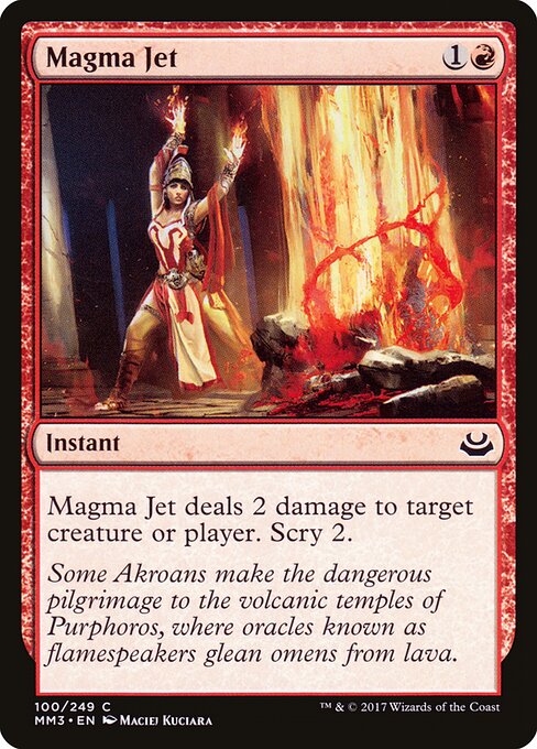Modern Masters 2017 - 100 - Magma Jet - Common - Foil