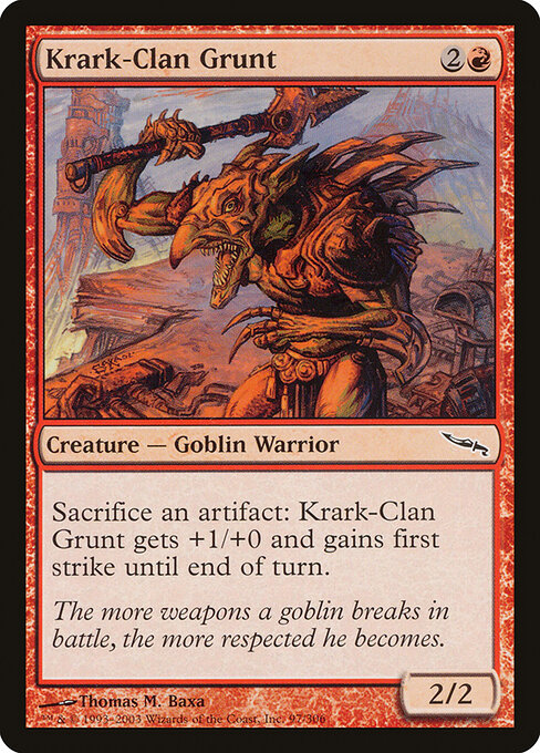 Mirrodin - 97 - Krark-Clan Grunt - Common - Foil