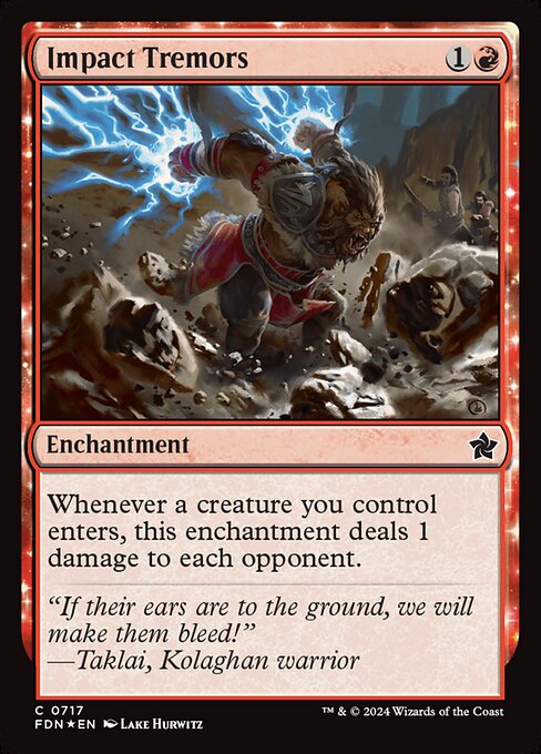 Foundations - 717 - Impact Tremors - Common - Foil