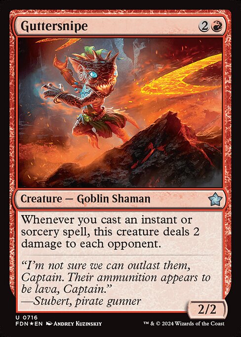 Foundations - 716 - Guttersnipe - Uncommon - Foil